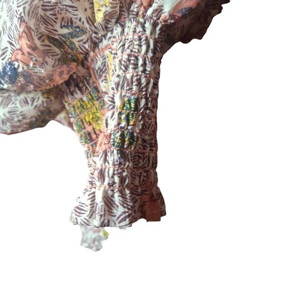 Joie “Mintee G” Peasant Blouse – Warm Terracotta Floral – Women’s Large (NWT Con - Picture 7 of 7